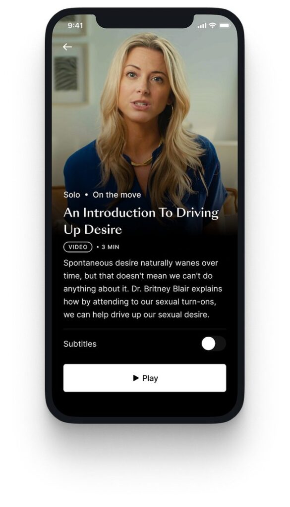 Screenshot of Lover App