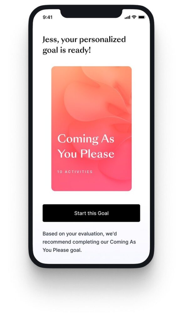 Course within the Lover App
