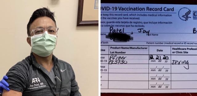 Jay Patel #vaccinechallenge