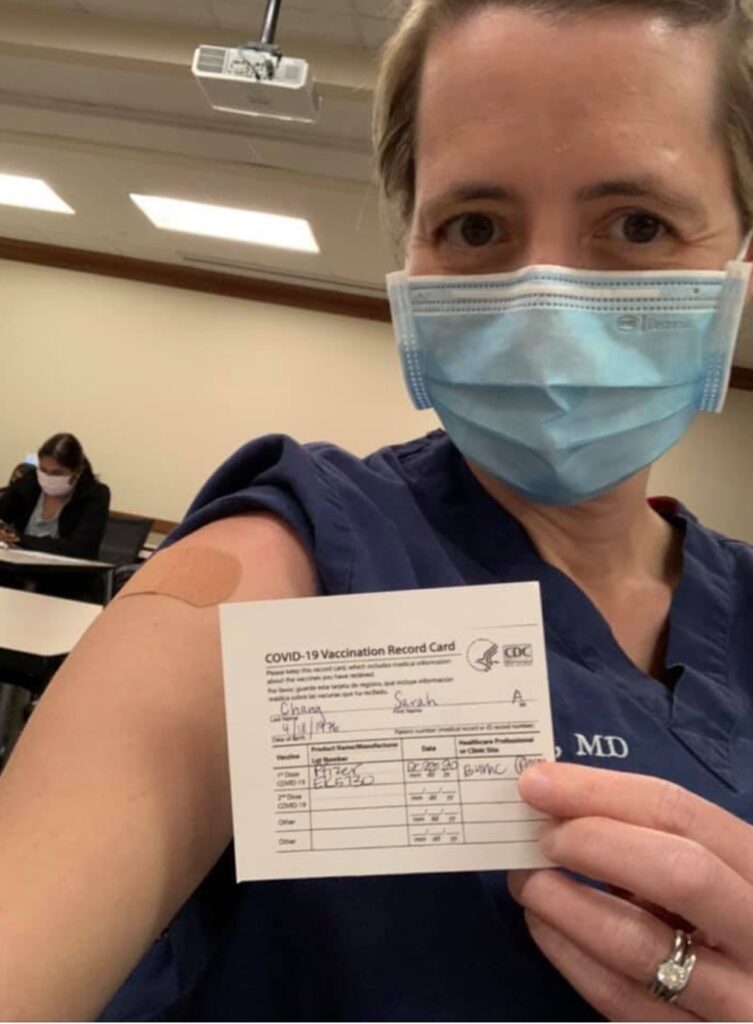 Sarah Abbott Chang #vaccinechallenge