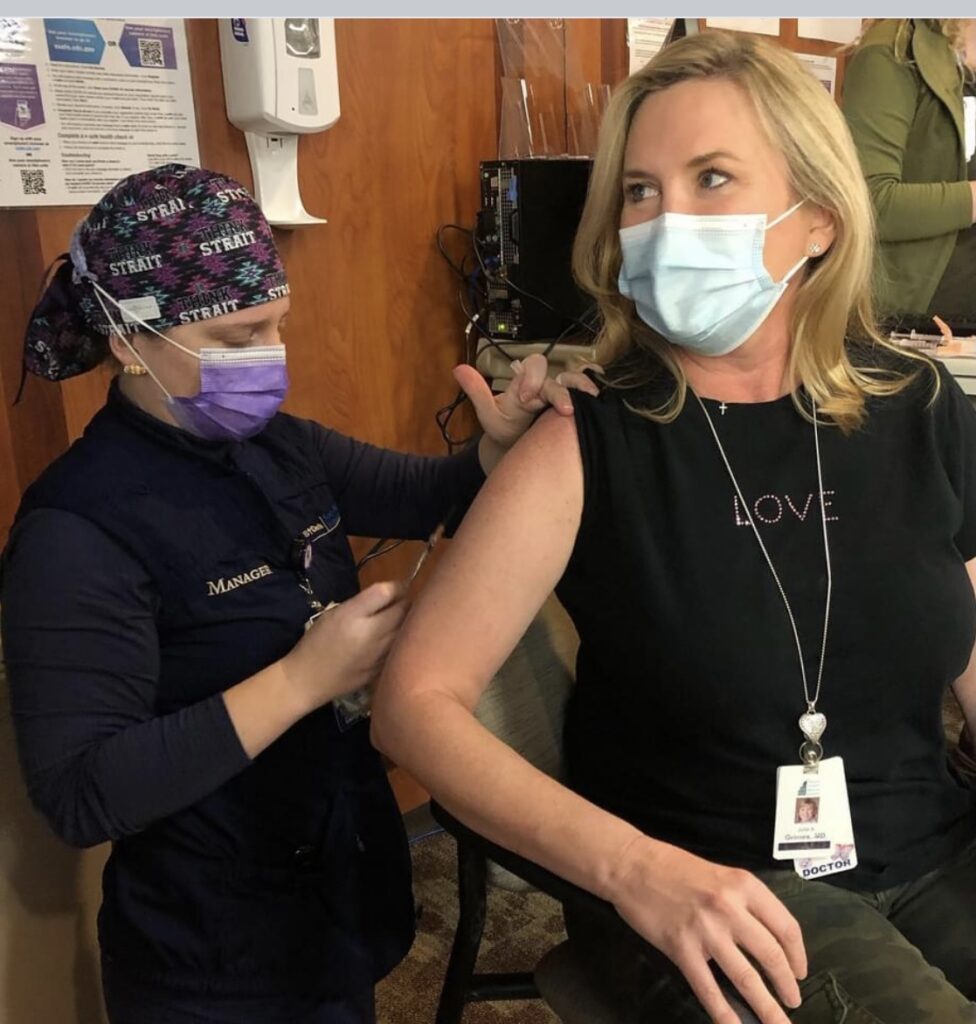 Dr Julie Grimes #vaccinechallenge