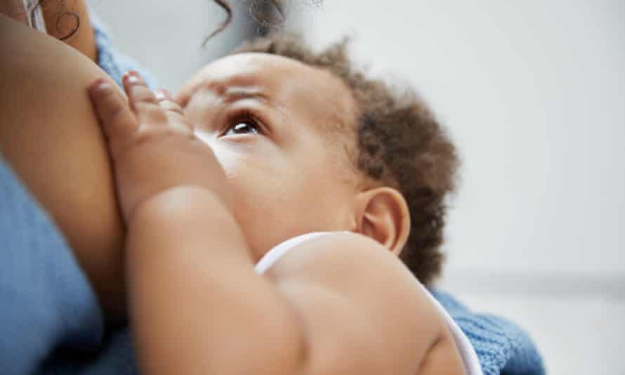 Baby breastfeeding