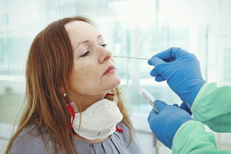 Covid PCR Test nasal swab